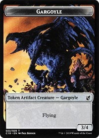 Gargoyle // Egg Double-Sided Token [Tokens] Commander 2019 Tokens MTG Single Magic: The Gathering