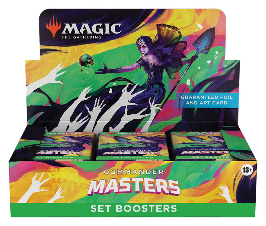 MTG Commander Masters - Set Booster Box MTG Sealed Magic: The Gathering   