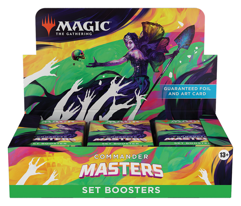 MTG Commander Masters - Set Booster Box MTG Sealed Magic: The Gathering   