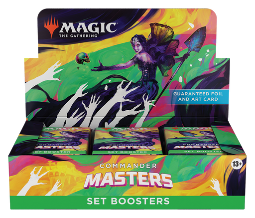 MTG Commander Masters - Set Booster Box MTG Sealed Magic: The Gathering   