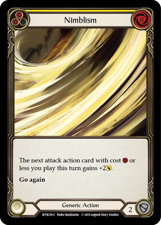 Nimblism (Yellow) [WTR219-C] Alpha Print Normal Flesh And Blood Single Flesh And Blood   