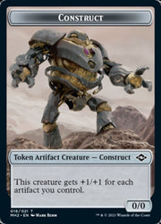 Construct // Treasure (20) Double-Sided Token [Tokens] Modern Horizons 2 Tokens MTG Single Magic: The Gathering