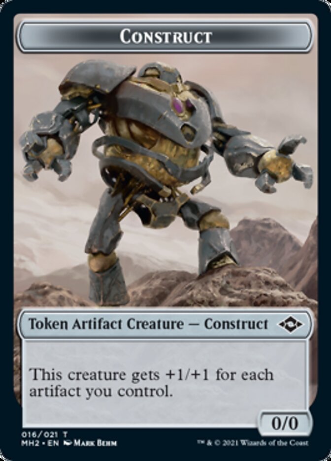 Construct // Food (18) Double-Sided Token [Tokens] Modern Horizons 2 Tokens MTG Single Magic: The Gathering