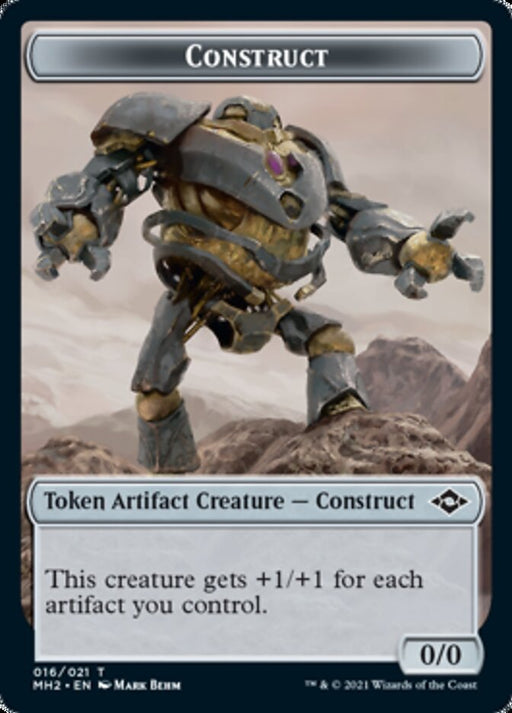 Construct // Food (18) Double-Sided Token [Tokens] Modern Horizons 2 Tokens MTG Single Magic: The Gathering