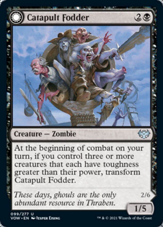 Catapult Fodder // Catapult Captain [Innistrad: Crimson Vow] MTG Single Magic: The Gathering   