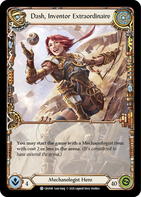 Dash, Inventor Extraordinaire [CRU098] 1st Edition Normal Flesh And Blood Single Flesh And Blood   