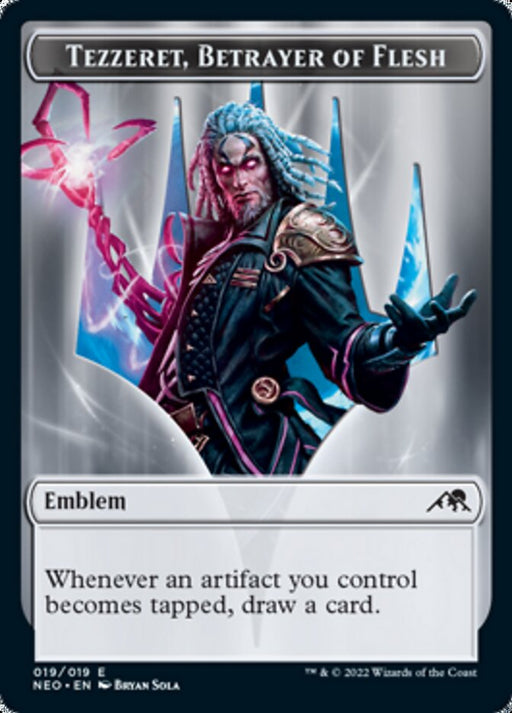 Tezzeret, Betrayer of Flesh Emblem [Tokens] Kamigawa: Neon Dynasty Tokens MTG Single Magic: The Gathering