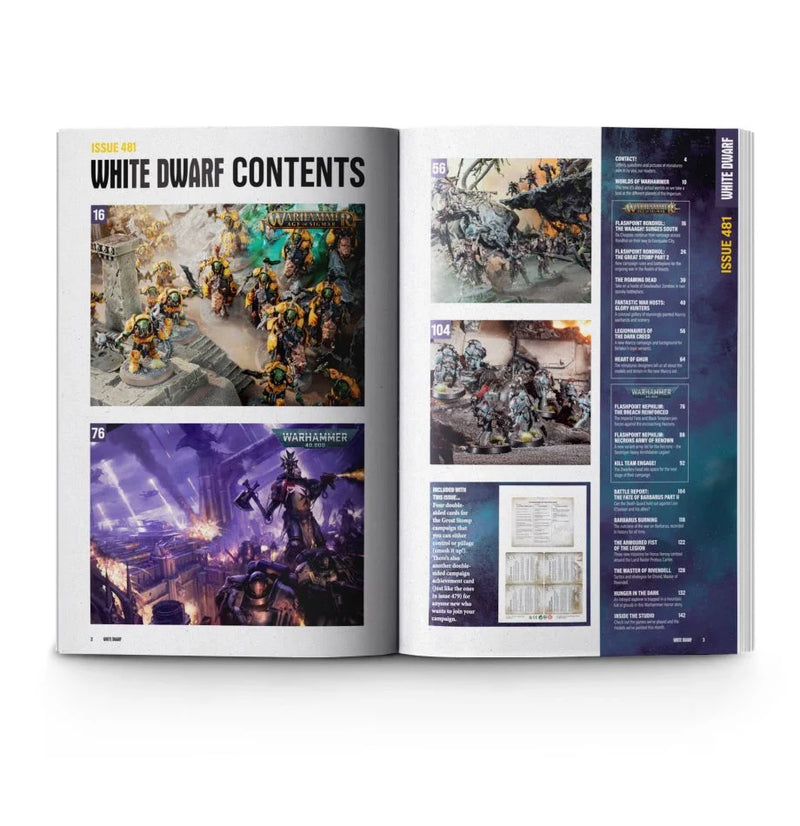 White Dwarf Magazine 481 (Oct 2022) Magazine Games Workshop   