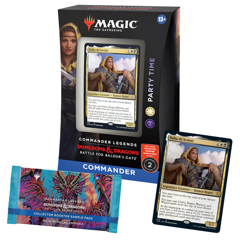 MTG Commander Legends: Battle for Baldur's Gate - Commander Deck (Party Time) MTG Sealed Magic: The Gathering   