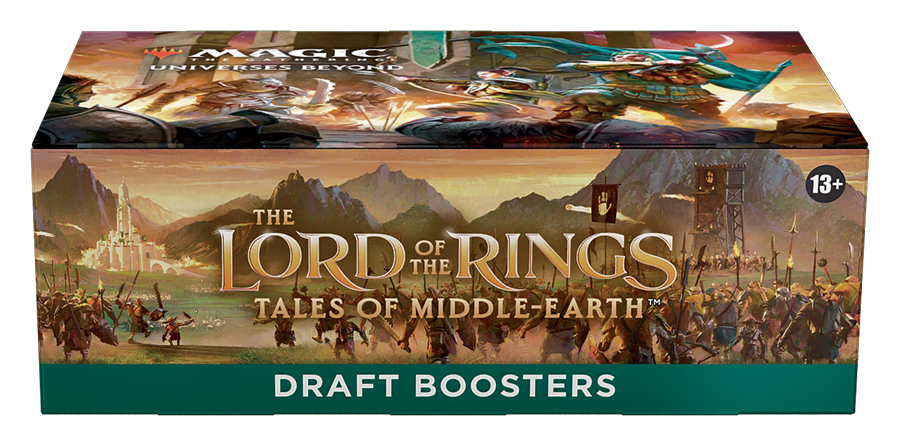 MTG The Lord of the Rings: Tales of Middle-earth Draft Booster Box MTG Sealed Magic: The Gathering   