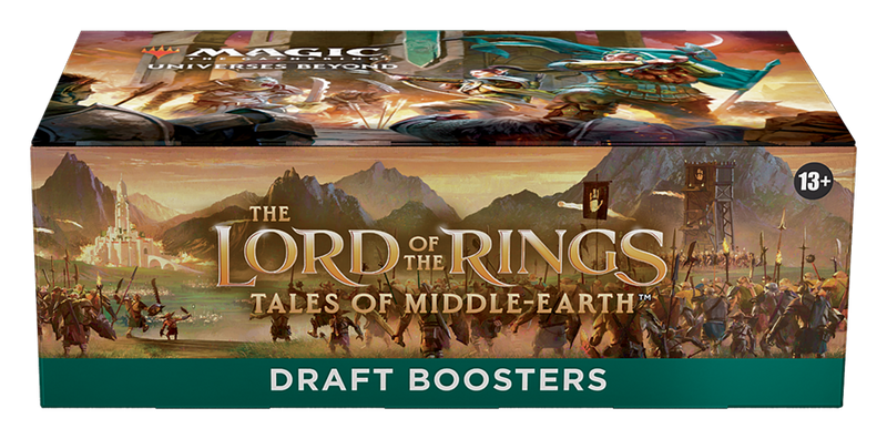 MTG The Lord of the Rings: Tales of Middle-earth Draft Booster Box MTG Sealed Magic: The Gathering   