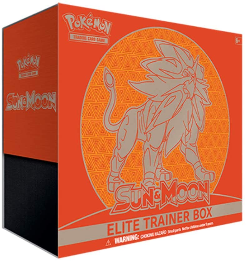 Pokémon TCG: Sun & Moon Elite Trainer Box (Solgaleo)  The Pokémon Company Pokémon Sealed Taps Games Edmonton Alberta