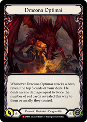 Invoke Dracona Optimai // Dracona Optimai [UPR006] (Uprising) Flesh And Blood Single Flesh And Blood   