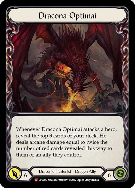 Invoke Dracona Optimai // Dracona Optimai [UPR006] (Uprising) Flesh And Blood Single Flesh And Blood   