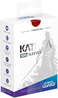 Ultimate Guard: Katana Standard Sleeves - Red 100Ct Card Sleeves Ultimate Guard