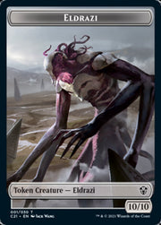 Eldrazi // Champion of Wits Double-Sided Token [Tokens] Commander 2021 Tokens MTG Single Magic: The Gathering