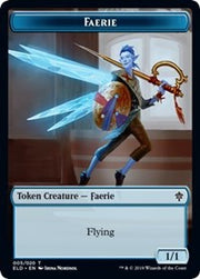 Faerie // Food (17) Double-Sided Token [Tokens] Throne of Eldraine Tokens MTG Single Magic: The Gathering