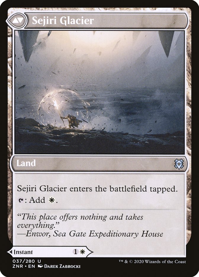 Sejiri Shelter // Sejiri Glacier [Zendikar Rising] MTG Single Magic: The Gathering   