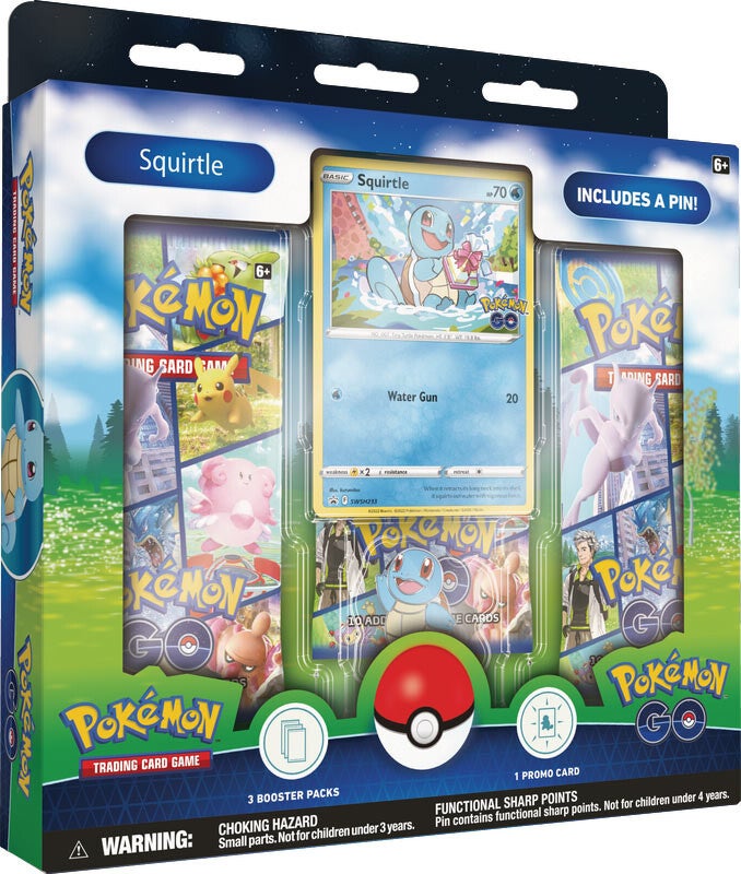 Pokémon GO Pin Collection (Squirtle) Pokemon Sealed Pokémon   