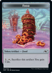 Teddy Bear // Food (011) Double-Sided Token [Tokens] Unfinity Tokens MTG Single Magic: The Gathering