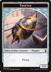 Elemental // Thopter (026) Double-Sided Token [Tokens] Commander 2018 Tokens MTG Single Magic: The Gathering
