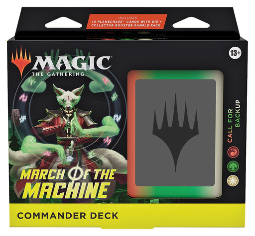 MTG March of the Machine Commander Deck: Call For Backup MTG Sealed Magic: The Gathering   