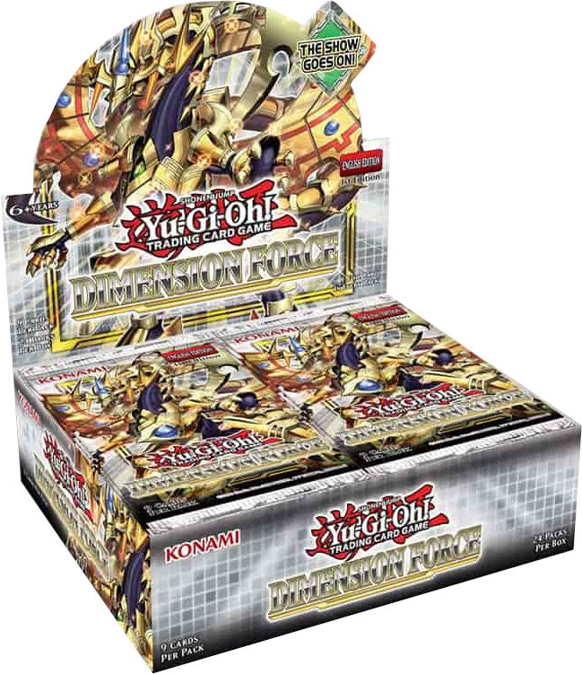 Yu-Gi-Oh! Dimension Force - Booster Box (1st Edition) Yugioh Sealed Yu-Gi-Oh!   