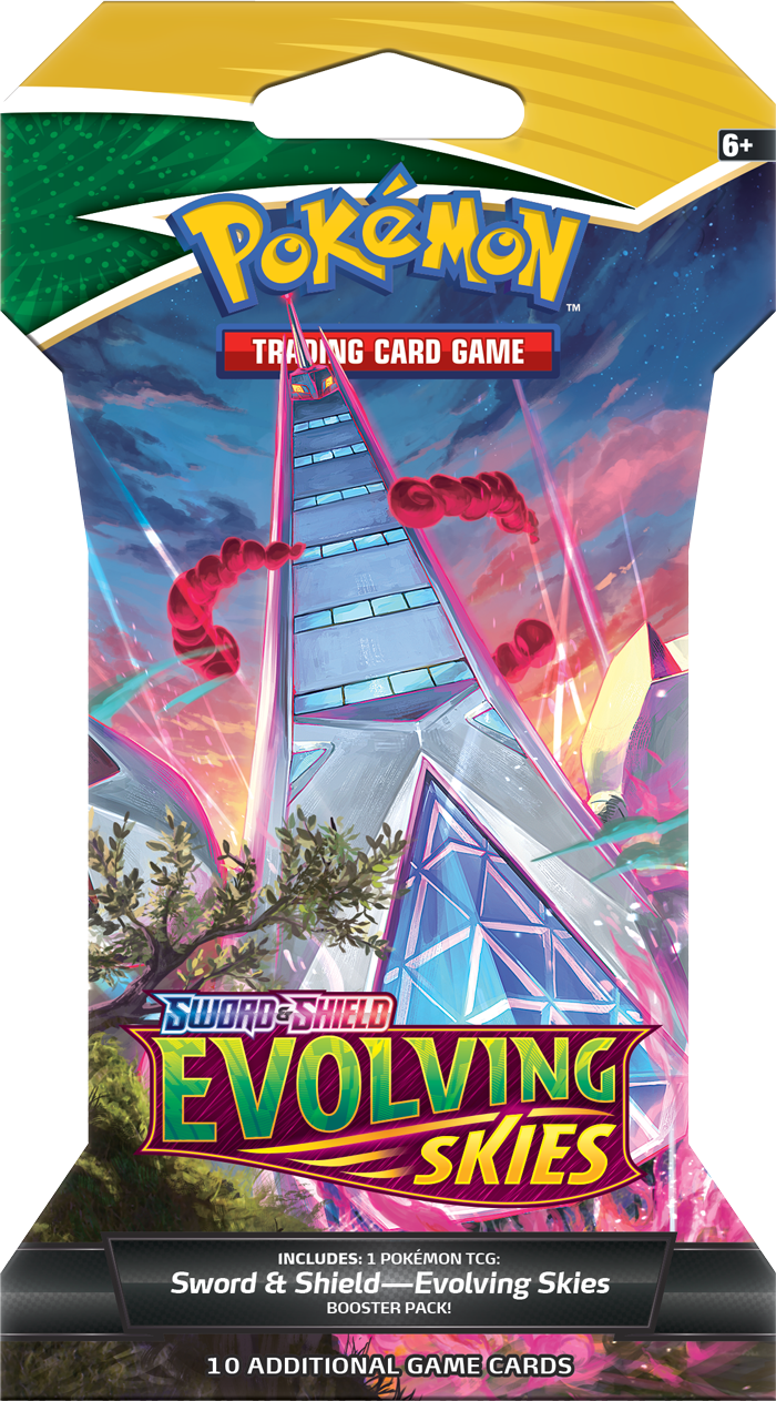 Pokémon Evolving Skies Sleeved Booster Pack Pokemon Sealed Pokémon   