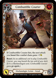 Combustible Courier (Red) [CRU109] 1st Edition Normal Flesh And Blood Single Flesh And Blood   