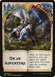 On An Adventure // Spirit Double-Sided Token [Challenger Decks 2020 Tokens] MTG Single Magic: The Gathering   