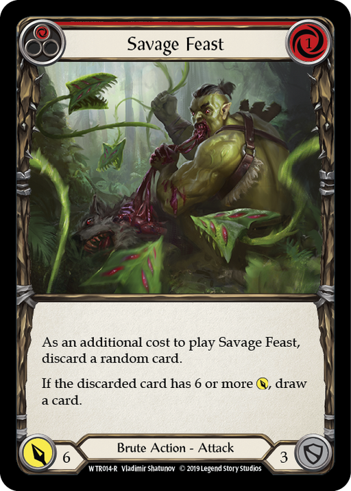 Savage Feast (Red) [WTR014-R] Alpha Print Normal Flesh And Blood Single Flesh And Blood   