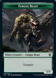 Demon // Fungus Beast Double-Sided Token [Tokens] Commander 2021 Tokens MTG Single Magic: The Gathering
