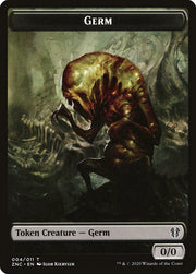 Faerie Rogue // Germ Double-Sided Token [Tokens] Zendikar Rising Commander Tokens MTG Single Magic: The Gathering