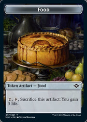Food (17) // Phyrexian Germ Double-Sided Token [Tokens] Modern Horizons 2 Tokens MTG Single Magic: The Gathering