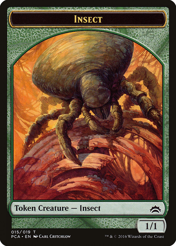 Insect Token [Tokens] Planechase Anthology Tokens MTG Single Magic: The Gathering