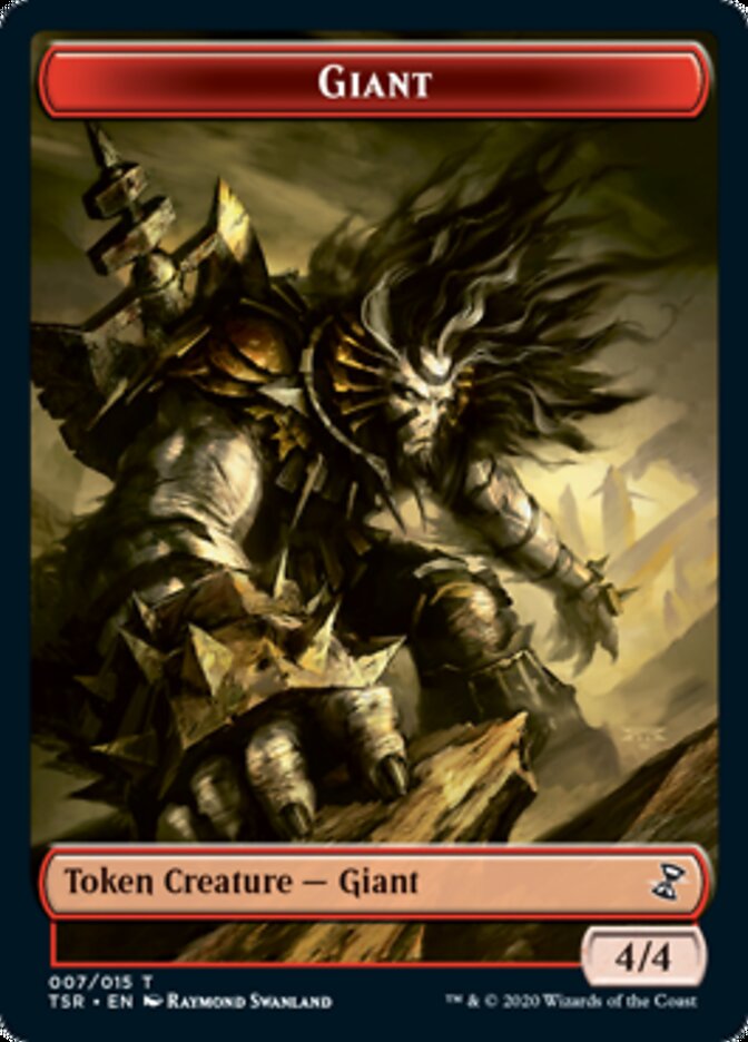 Giant Token [Tokens] Time Spiral Remastered Tokens MTG Single Magic: The Gathering