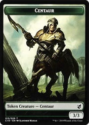 Centaur // Egg Double-Sided Token [Tokens] Commander 2019 Tokens MTG Single Magic: The Gathering