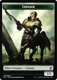 Centaur // Egg Double-Sided Token [Tokens] Commander 2019 Tokens MTG Single Magic: The Gathering