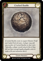 Cracked Bauble [CRU195] 1st Edition Rainbow Foil Flesh And Blood Single Flesh And Blood   
