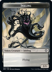 Mishra's Warform // Inkling Double-Sided Token [Tokens] The Brothers' War Commander Tokens MTG Single Magic: The Gathering