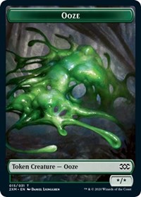 Ooze // Wurm (030) Double-Sided Token [Tokens] Double Masters Tokens MTG Single Magic: The Gathering