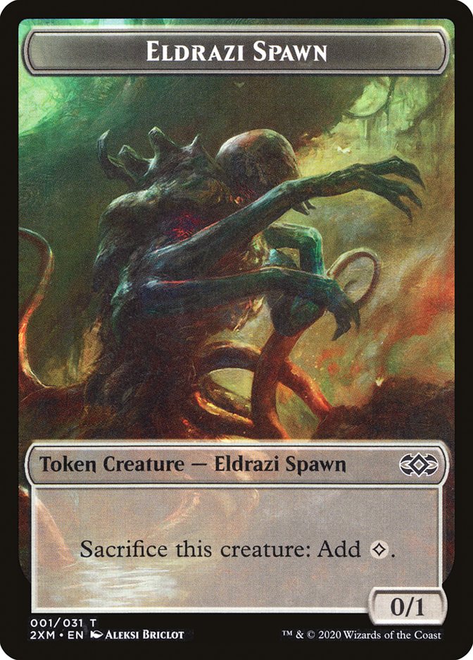 Eldrazi Spawn Token [Tokens] Double Masters Tokens MTG Single Magic: The Gathering