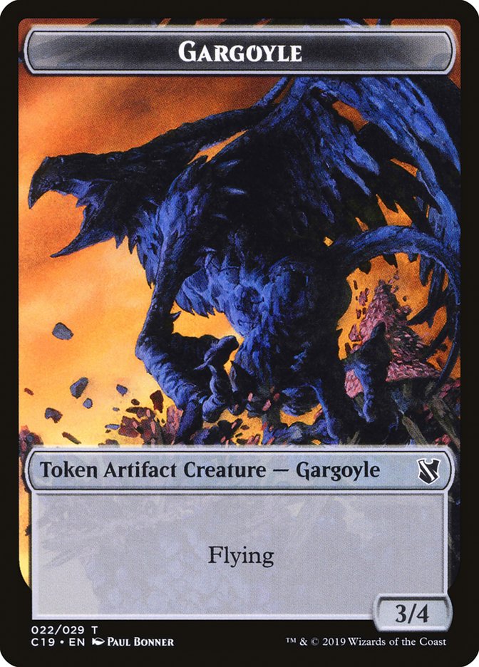 Gargoyle Token [Tokens] Commander 2019 Tokens MTG Single Magic: The Gathering