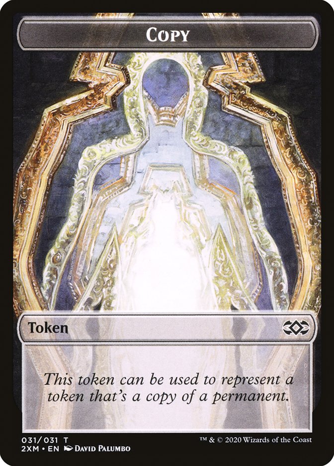 Cat // Copy Double-Sided Token [Tokens] Double Masters Tokens MTG Single Magic: The Gathering