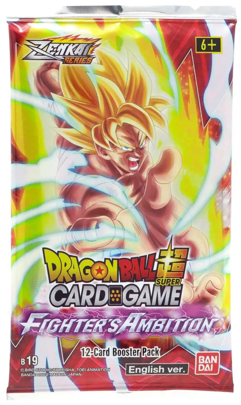 Fighter's Ambition [DBS-B19] - Booster Pack Dragon Ball Super Sealed Dragon Ball Super   