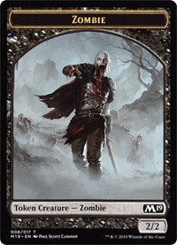 Zombie // Thopter Double-Sided Token (Game Night) [Tokens] Core Set 2019 Tokens MTG Single Magic: The Gathering