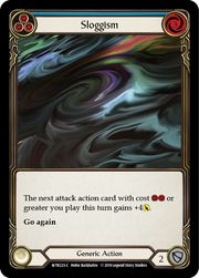 Sloggism (Blue) [WTR223-C] Alpha Print Rainbow Foil Flesh And Blood Single Flesh And Blood   