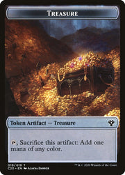 Spirit // Treasure Double-Sided Token [Tokens] Commander 2020 Tokens MTG Single Magic: The Gathering