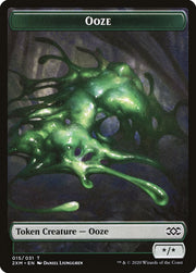 Copy // Ooze Double-Sided Token [Tokens] Double Masters Tokens MTG Single Magic: The Gathering
