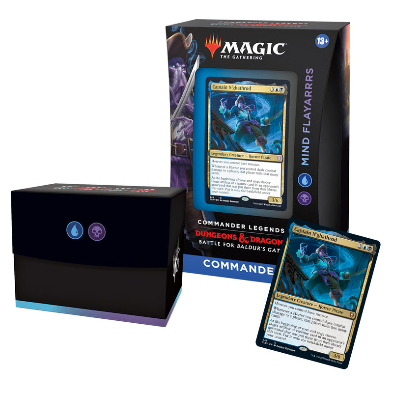 MTG Commander Legends: Battle for Baldur's Gate - Commander Deck (Mind Flayarrrs) MTG Sealed Magic: The Gathering   